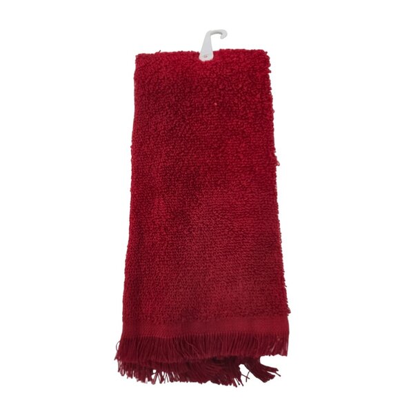 NEW Charles Craft Cranberry 14-Count Border Fingertip Towel Cross Stitch Solid - Picture 3 of 5